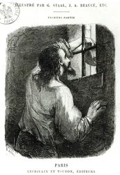 Edmond Dantès fängslad på Château d